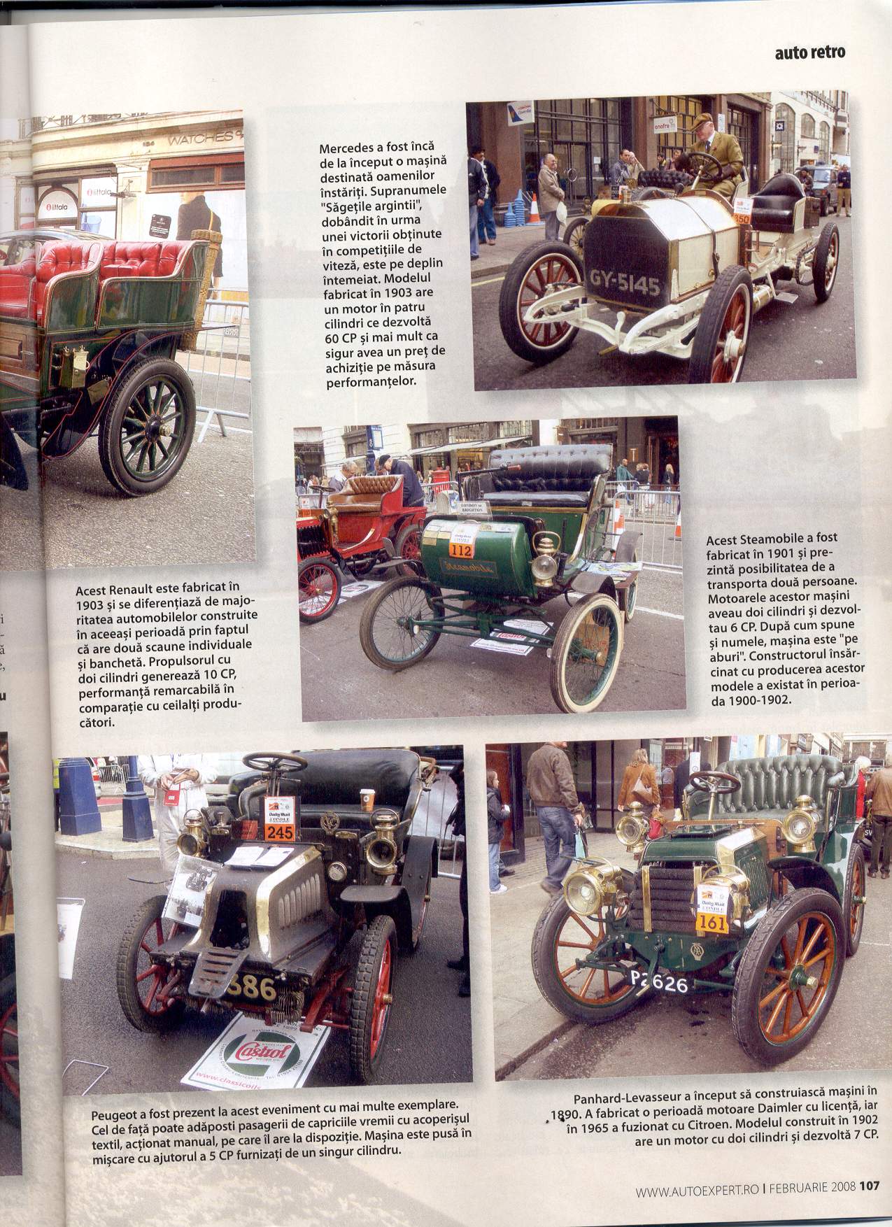 Pagina din revista Autoexpert feb 2008